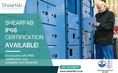 IP66 Certification available from Shearfab