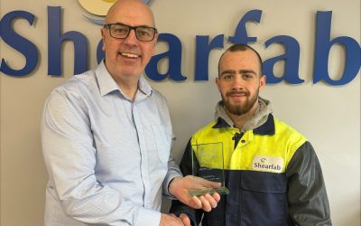 Apprentice of the year award, by Riverside College